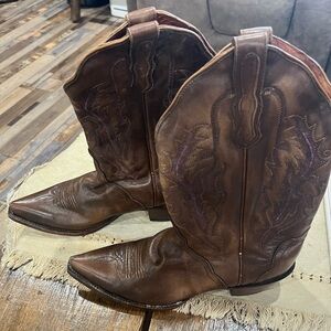 Nocona Rich Brown Leather Boots